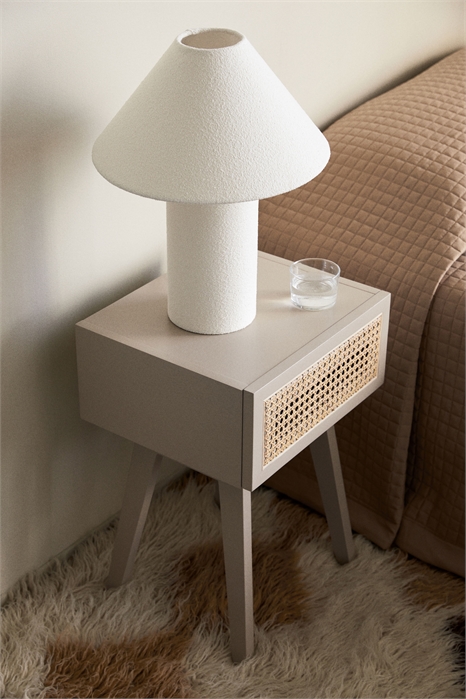 Прикроватная тумба с ящиком из ротанга 0877320003 - Фото 13656645