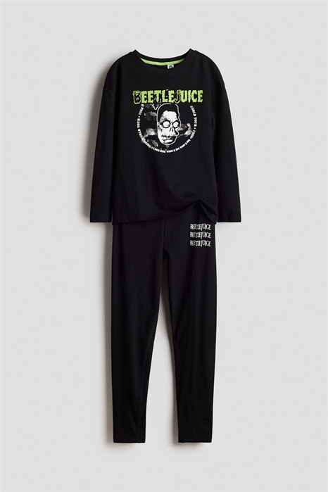 Хлопковая пижама с принтом 1247443004 - Фото 13658322