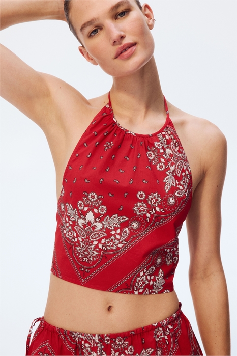 Пляжный топ с завязками 1272283002 - Фото 13658581