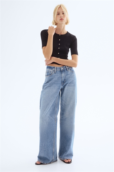 Кардиган из ребристого трикотажа 1280417003 - Фото 13658643