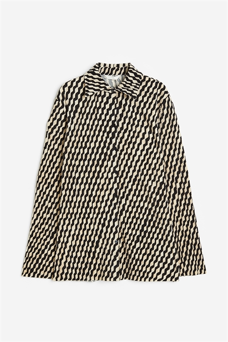 Рубашка из текстурированного трикотажа 1101052007 - Фото 13660413