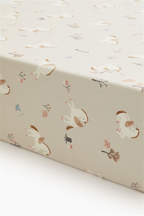 Простыня на резинке из хлопка с принтом 1028613043 - Фото 13661057