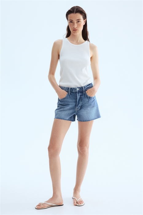 Высокие джинсовые шорты 1258880004 - Фото 13661548