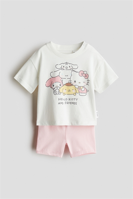 Комплект из 2 частей из хлопка с принтом 1265913010 - Фото 13661704