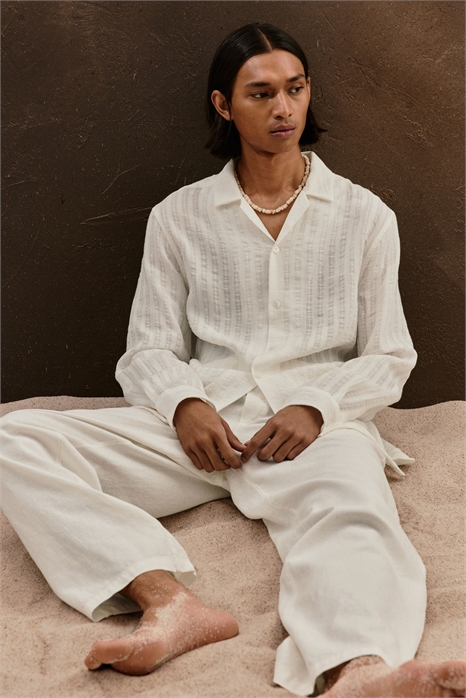 Курортная рубашка с длинными рукавами Regular Fit 1282245002 - Фото 13662408