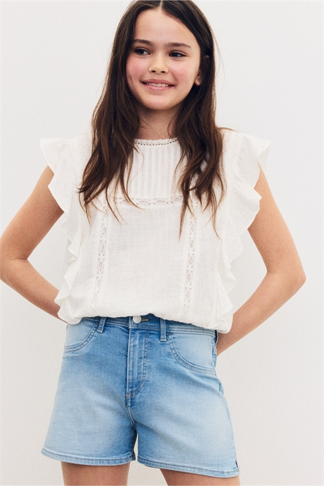 Джинсовые шорты 1283130001 - Фото 13662510