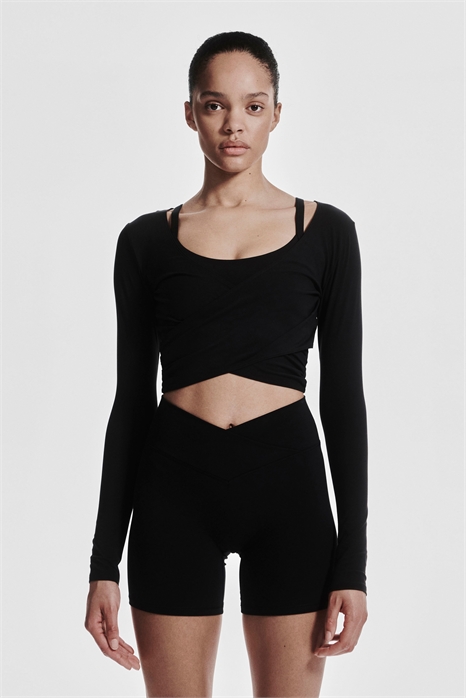 Спортивный топ-обертывание с SoftMove™ 1289208001 - Фото 13663109