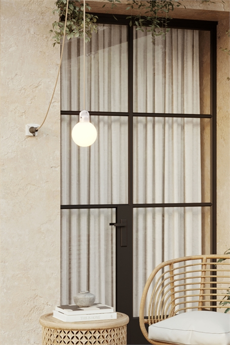 Уличный светильник с лампой и вилкой 1315020001 - Фото 13663832