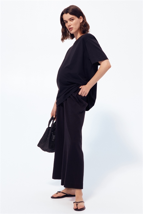 MAMA Широкие брюки из муслина 1260834002 - Фото 13663854