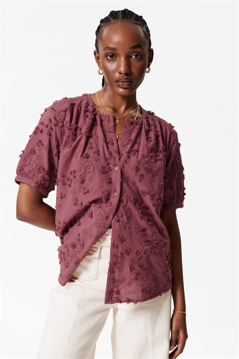 Блузка с пышными рукавами в стиле оверсайз 1158979012 - Фото 13664424