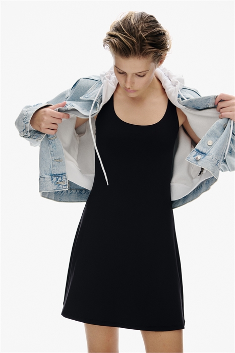 Платье из микрофибры без рукавов 1280371001 - Фото 13665874