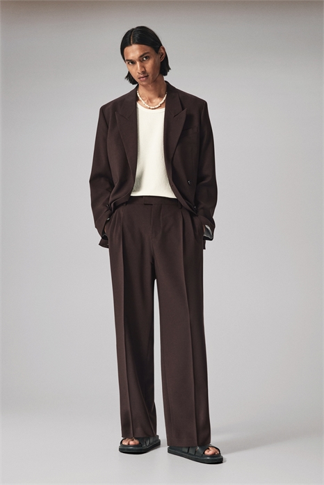 Широкие брюки Loose Fit 1281852001 - Фото 13665906