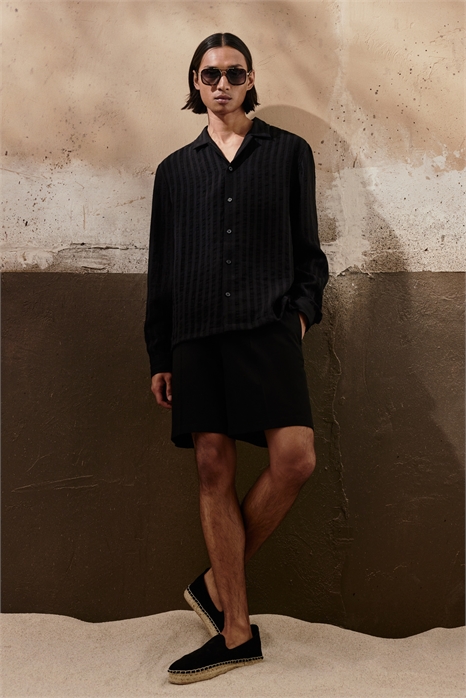 Курортная рубашка с длинными рукавами Regular Fit 1282245001 - Фото 13665917