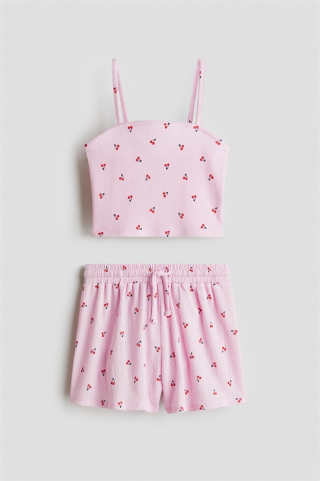 Комплект из двух частей: топ на бретелях и шорты 1285976004 - Фото 13665984