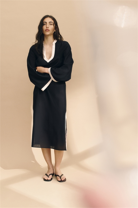 Платье-туника с завязывающимся поясом 1289486002 - Фото 13666002