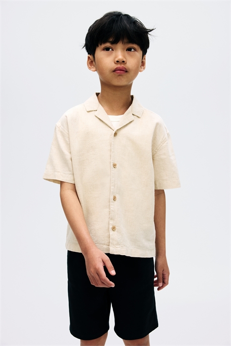 Курортная рубашка из льняного бленда 1289758001 - Фото 13666871