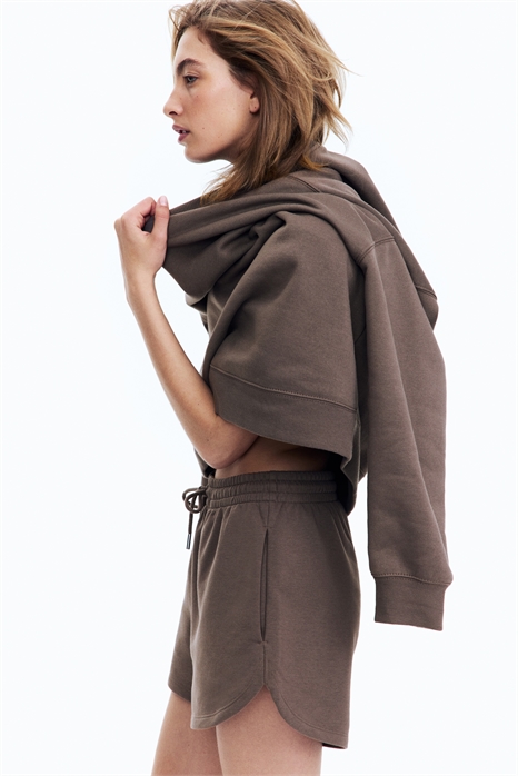 Шорты из футера артикул 1152096049