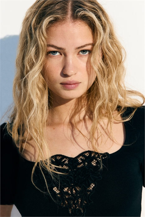 Топ с деталями Broderie anglaise 1296404001 - Фото 13670649