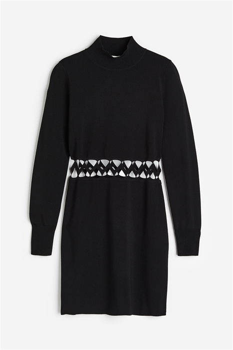 Платье-водолазка с вырезом 1160397001 - Фото 13671292