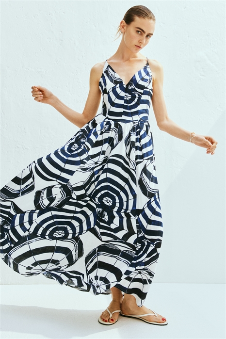 Длинное платье на бретелях 1291315001 - Фото 13672134