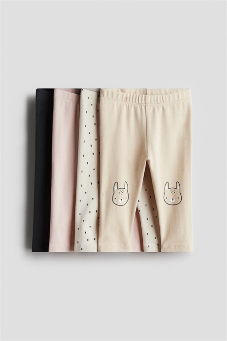 Леггинсы из хлопкового джерси в упаковке из 4 штук 1173748016 - Фото 13673570