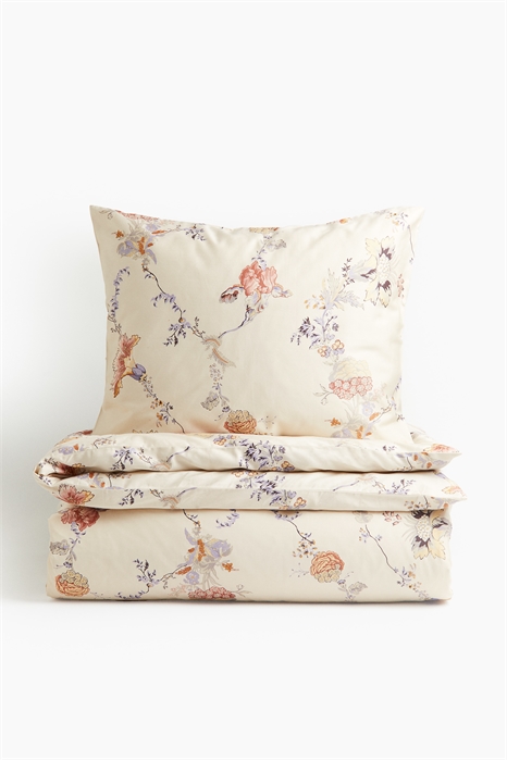 Односпальное постельное белье из хлопкового сатина 1233218001 - Фото 13673825