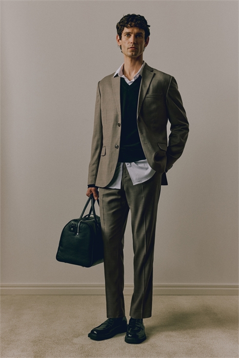 Костюмные брюки Slim Fit 1262070006 - Фото 13674236