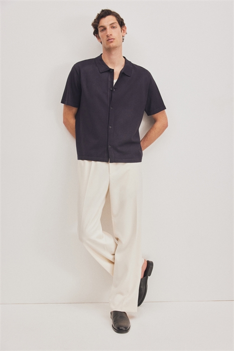 Рубашка из тонкого трикотажа Regular Fit 1286240001 - Фото 13675694