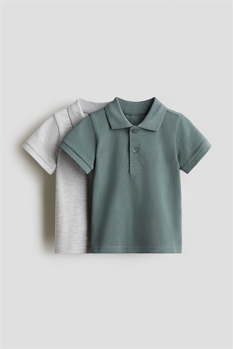 Рубашки-поло из хлопка 2 шт. 1291440002 - Фото 13676310