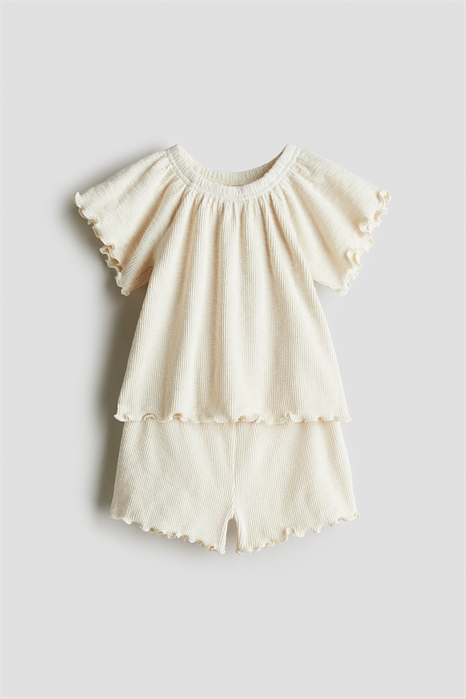 Комплект из 2 частей из ребристого трикотажа 1293825001 - Фото 13676771