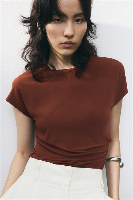 Топ с капюшоном на рукавах 1300846001 - Фото 13677142