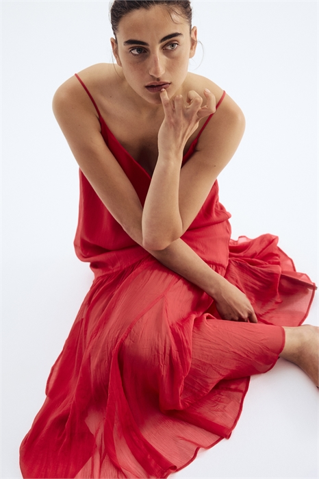 Длинное шифоновое платье 1301986001 - Фото 13677196