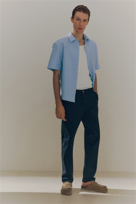 Хлопковые чиносы Slim Fit 1248348003 - Фото 13677569