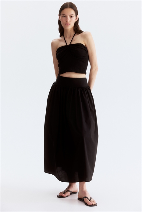 Короткий топ с завязками 1298376051 - Фото 13677907