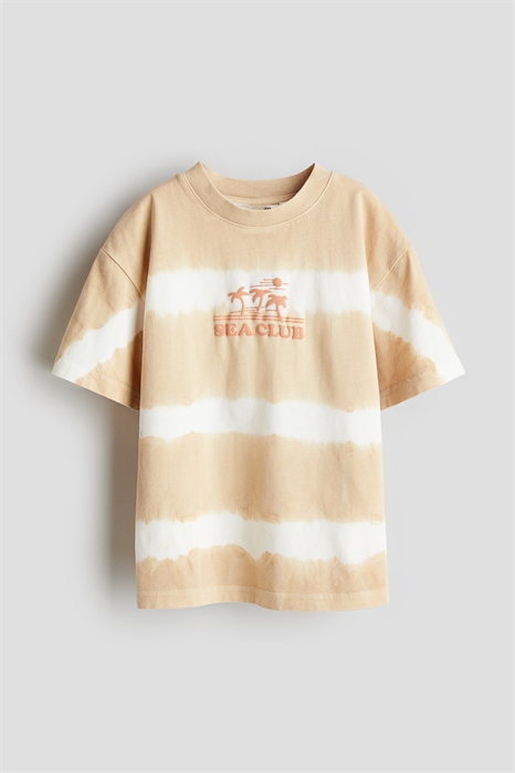 Футболка из хлопка с узором 1228191003 - Фото 13679378