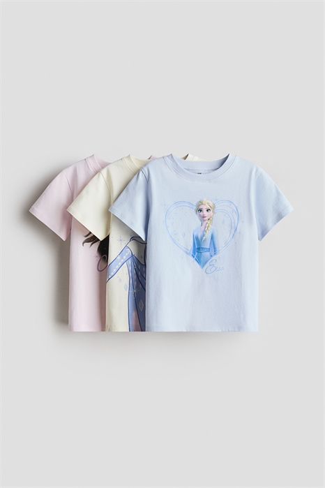 Футболка с принтом из трикотажа, 3 шт 0937175078 - Фото 13679387