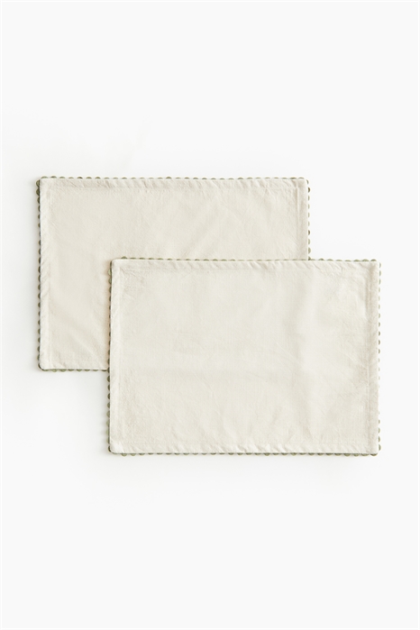 Коврики с гребешковыми краями в упаковке из 2 штук 1282718001 - Фото 13681631