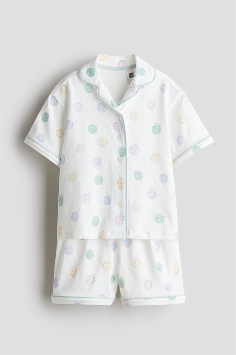 Хлопковая пижама с рисунком 1285437002 - Фото 13681896