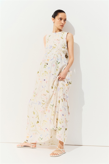 MAMA Длинное платье с бантом на спине 1255729001 - Фото 13682827