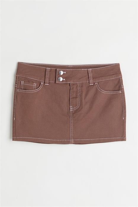 Короткая юбка из саржи 1071419006 - Фото 13683538