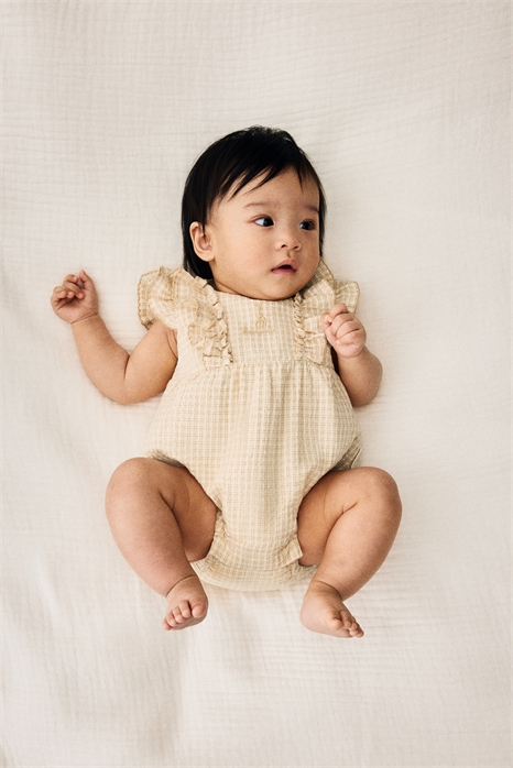 Костюм ромпер из ситцевой ткани с вышивкой 1283484001 - Фото 13691996