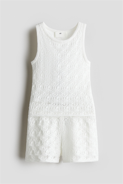 Майка и шорты кроше, комплект 1285318001 - Фото 13692073