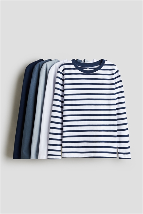 Топы из джерси в упаковке из 5 штук 0763195036 - Фото 13692592