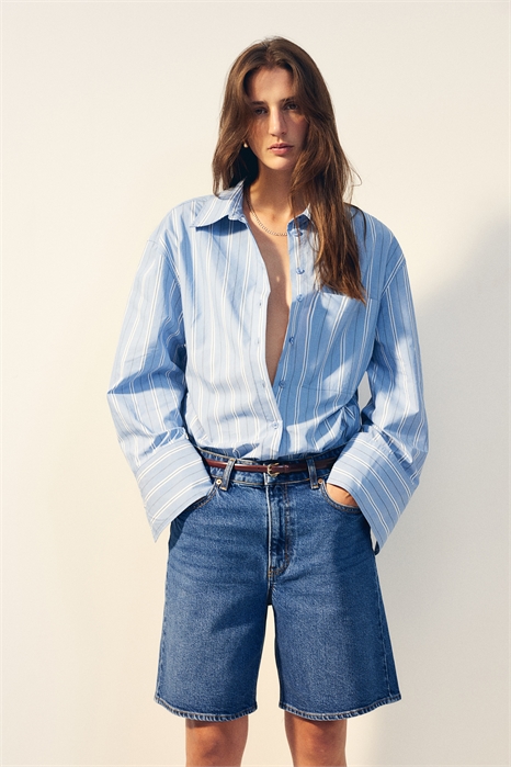 Джинсовые шорты-бермуды 1238826001 - Фото 13693063