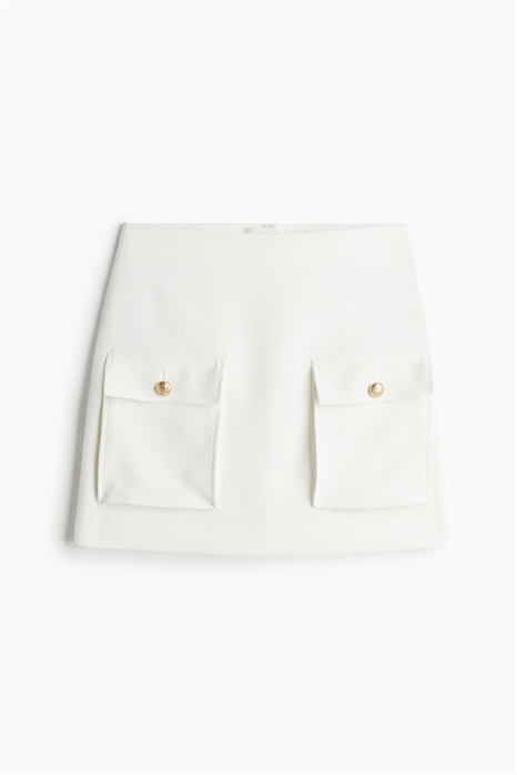 Мини-юбка с отделкой карманами 1251660001 - Фото 13696902