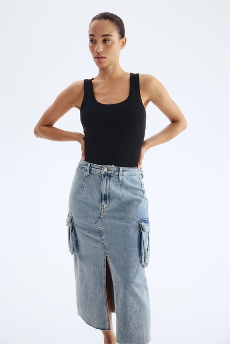 Джинсовая юбка-карго 1283981001 - Фото 13698018