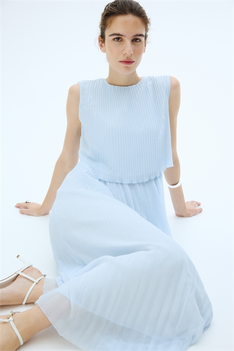 Плиссированное платье для кормящих MAMA 1227795005 - Фото 13698176