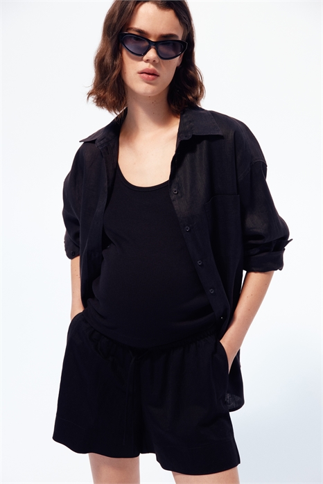 Шорты из пике MAMA Before & After 1256570001 - Фото 13698205