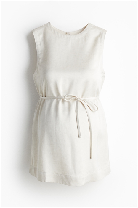 Блузка с завязывающимся поясом MAMA 1228290004 - Фото 13698887