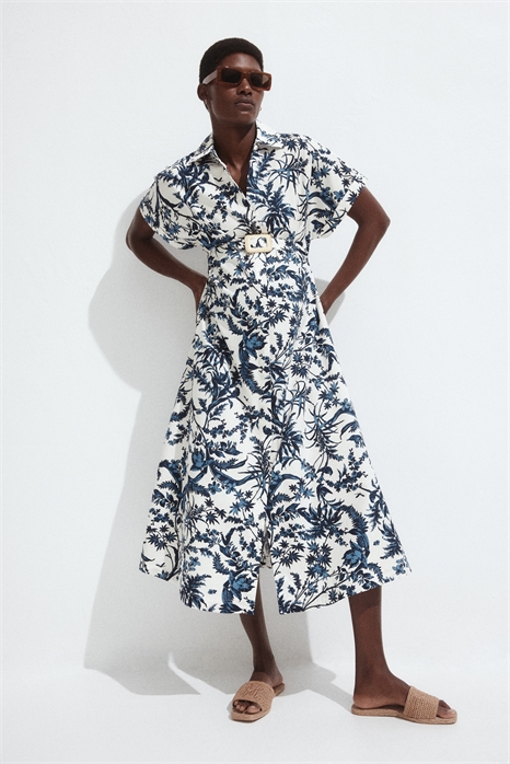 Платье с поясом MAMA 1255748001 - Фото 13699725